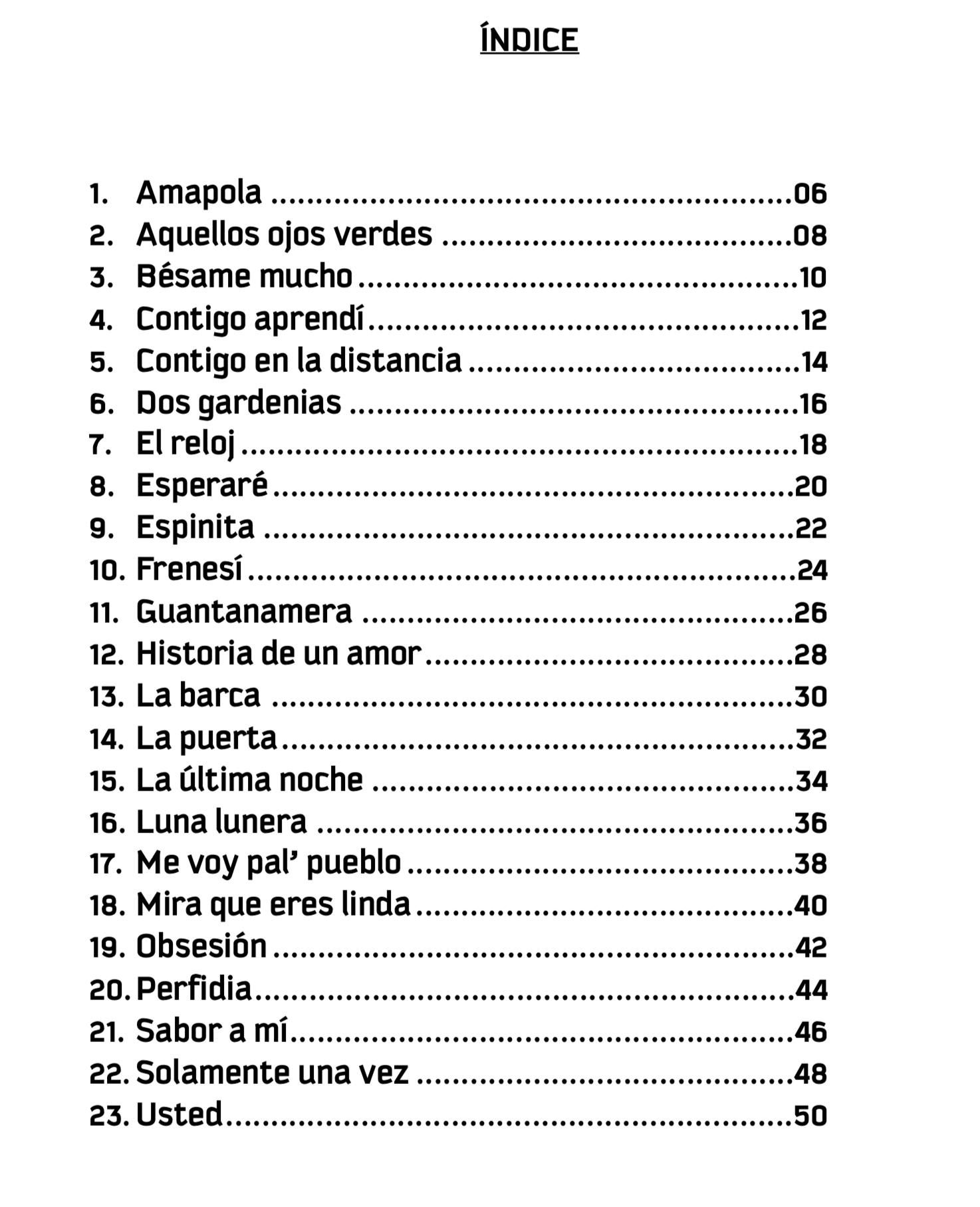 Boleros para Timple solista (PDF) - Pedro Izquierdo
